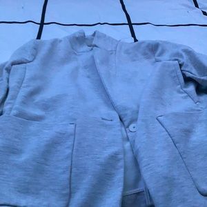 Gray blazer